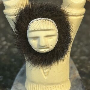 Kayak figurine 6 inches long , 3.5 tall